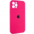 Чехол Silicone Case с защитой камеры для Apple iPhone 12 Pro Max (6.7") – Розовый / Barbie pink. Фото 3 из 6