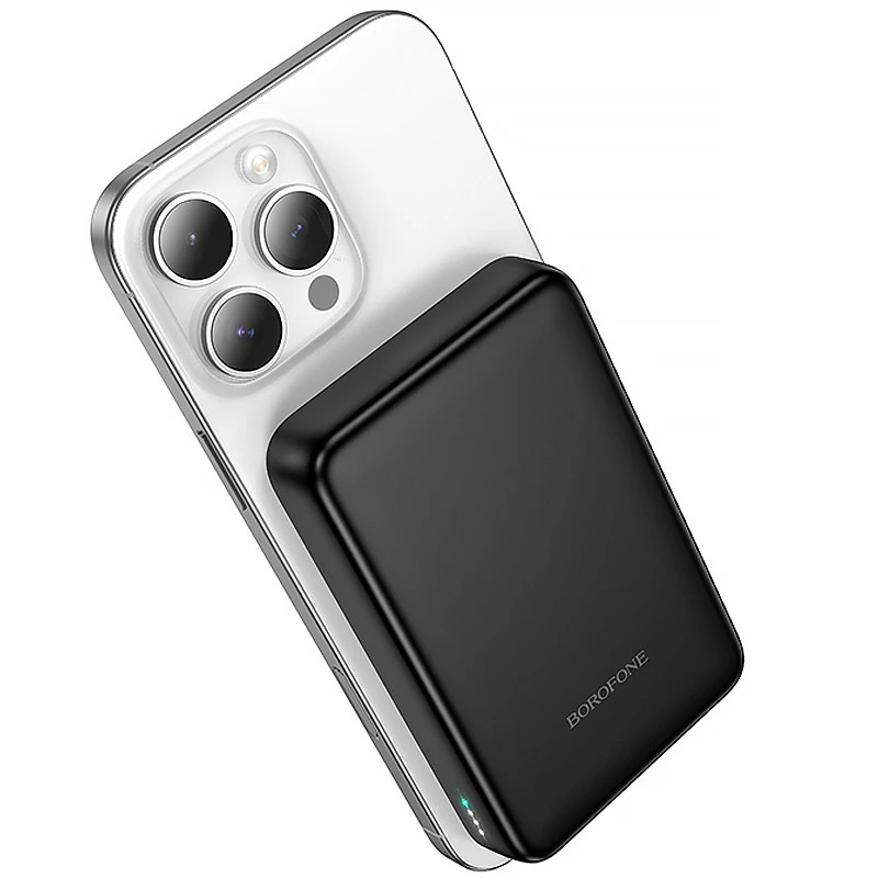 Портативний ЗП Power Bank Borofone BJ82A Dawn 20W з БЗП 10000 mAh – Black. Фото 3 з 6