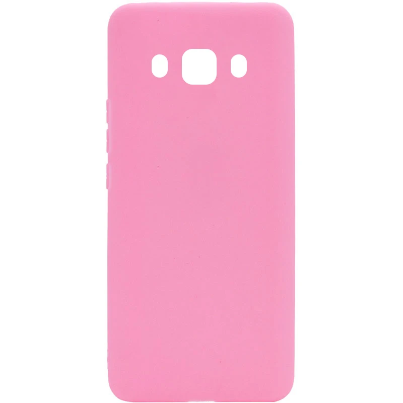 Кольоровий силіконовий чохол на Samsung J710F Galaxy J7 (2016) – Рожевий. Фото 2 з 4