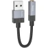 Перехідник Hoco UPA32D Clever USB to 3.5mm – Black. Фото 1 з 5