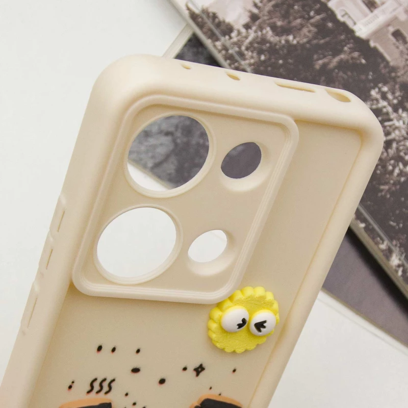 Чехол TPU Toys Case для Xiaomi Redmi Note 13 4G – Sand / Always Happy. Фото 5 из 6