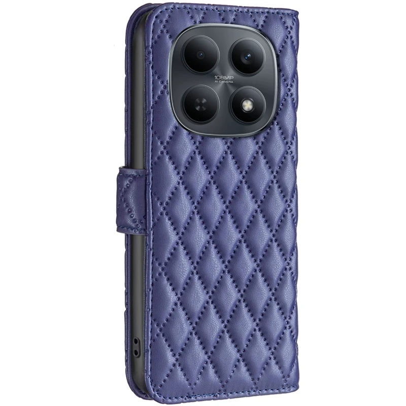 Кожаный чехол-книжка Sweet Line для Xiaomi Redmi Note 15 4G/5G (EU) – Blue. Фото 2 из 4