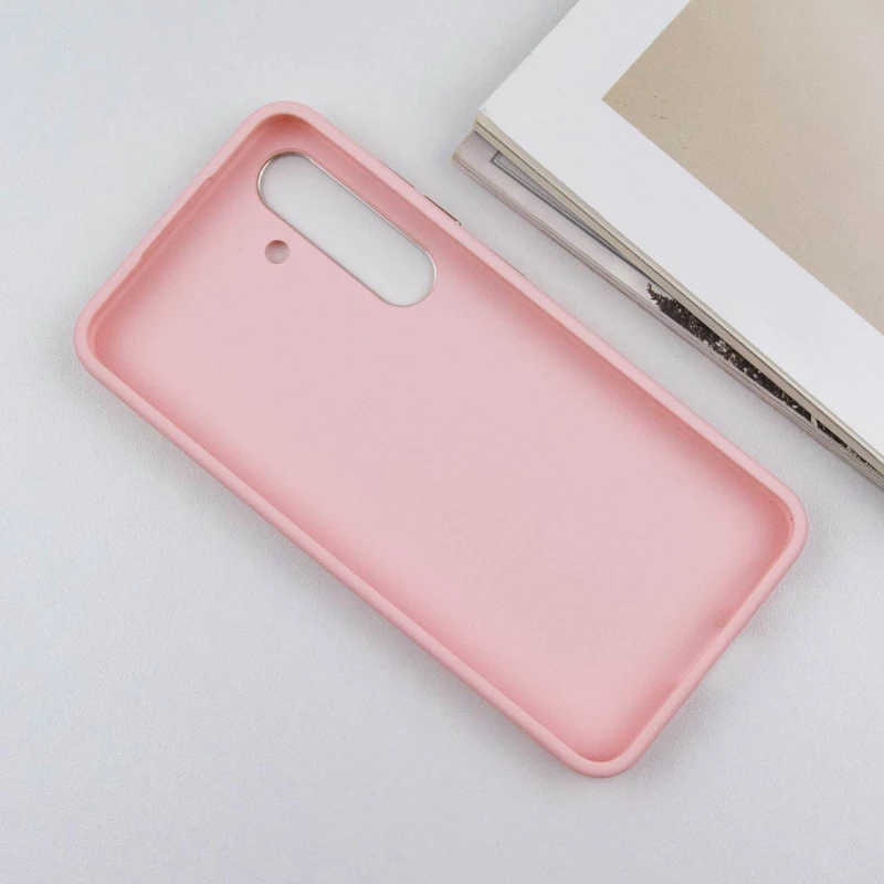 TPU чохол Bonbon з металевими кнопками на Samsung Galaxy S24 – Рожевий / Light pink. Фото 8 з 11