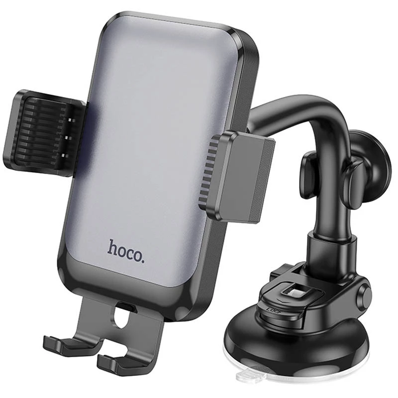 

Автодержатель Hoco H27 Rock push-type (center console) (Black / Gray)