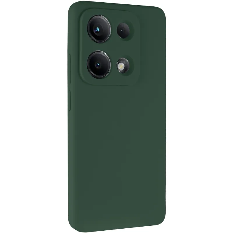 Чохол Silicone Case Lakshmi Premium із закритою камерою для Xiaomi Redmi Note 14S – Зелений / Cyprus Green. Фото 2 з 8