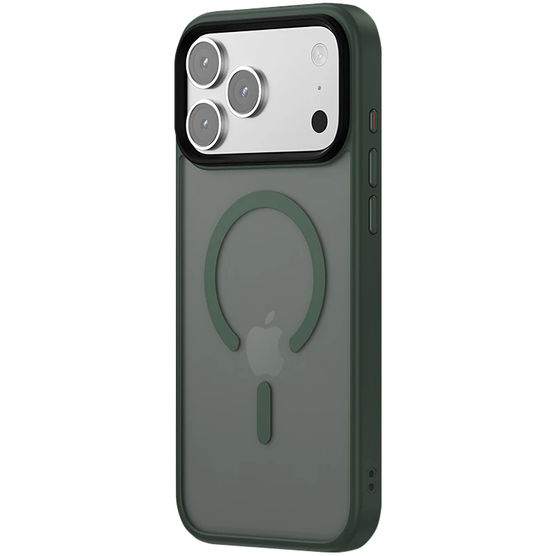 Чехол Ummi Colorful with MagSafe для Apple iPhone 17 (6.3") – Зеленый / Dark Green. Фото 3 из 4