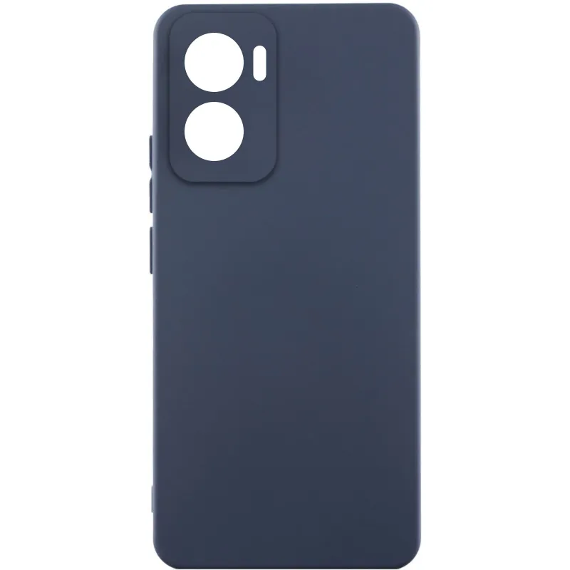 Чехол Silicone Case Lakshmi Premium з закритою камерою на Motorola Moto G06 – Темно-синий / Midnight blue. Фото 1 из 1