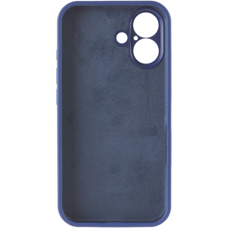 Чохол Silk Full Camera Protective (AA) NO LOGO для Apple iPhone 17 (6.3") – Синій / Deep navy. Фото 6 з 7