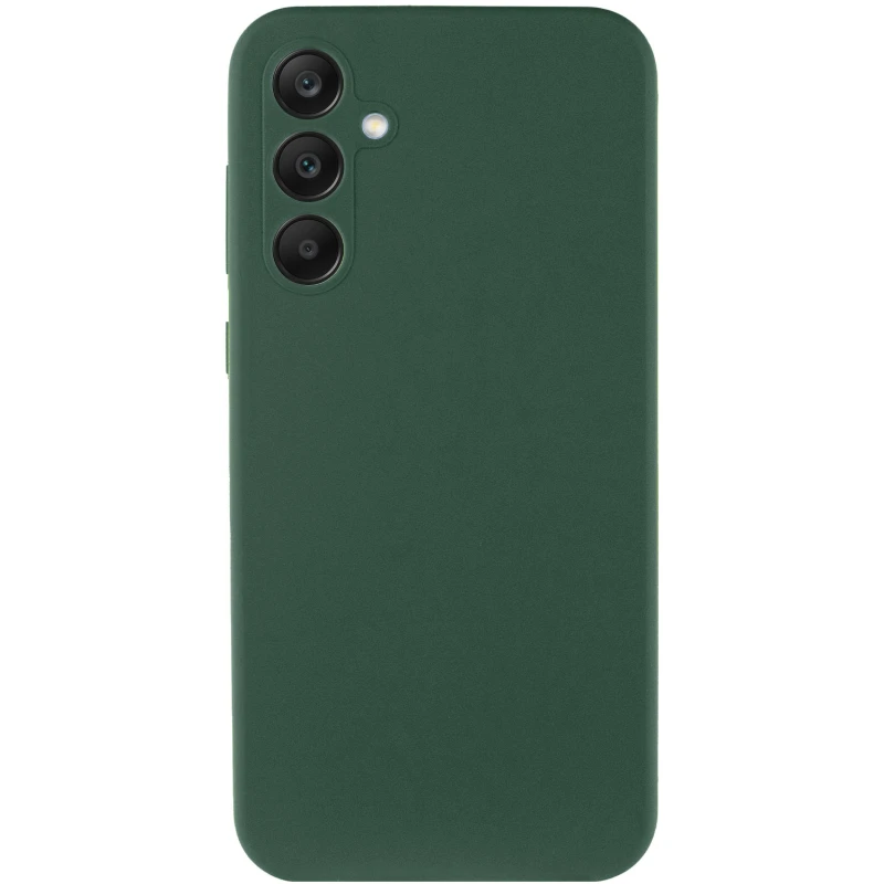 Чохол Silicone Case Lakshmi Premium із закритою камерою для Samsung Galaxy S25 – Зелений / Cyprus Green. Фото 4 з 11