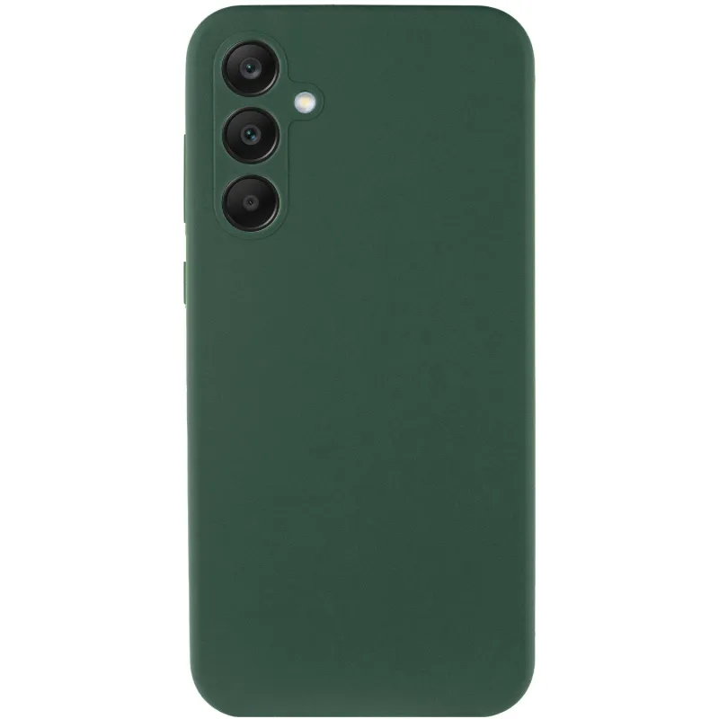 Чехол Silicone Case Lakshmi Premium з закритою камерою на Samsung Galaxy S26 FE – Зеленый / Cyprus Green. Фото 2 из 3