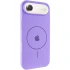 Чохол Silicone Case Full Protective (AA) V2 with MagSafe для Apple iPhone 17 Air (6.5") – Бузковий / Dasheen. Фото 3 з 13