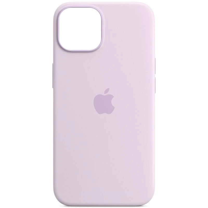 

Чохол Silicone case Premium з Magsafe на Apple iPhone 14 (6.1") (Бузковий / Lilac)