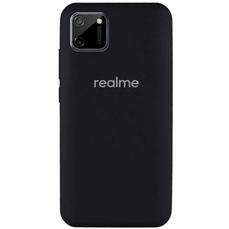 

Чехол Silicone Case с закрытым низом для Realme C11 (Черный / Black), Чорний / black