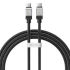 Дата кабель Baseus CoolPlay Series Type-C to Type-C 100W (1m) (CAKW00020) – Black. Фото 1 з 7