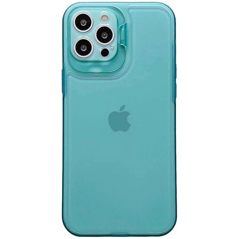 TPU+PC чехол OpenCam для Apple iPhone 14 Plus (6.7") – Зеленый. Фото 2 из 7