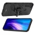 Протиударний чохол Transformer з кільцем на Xiaomi Redmi Note 8T – Чорний / Soul Black. Фото 4 з 6