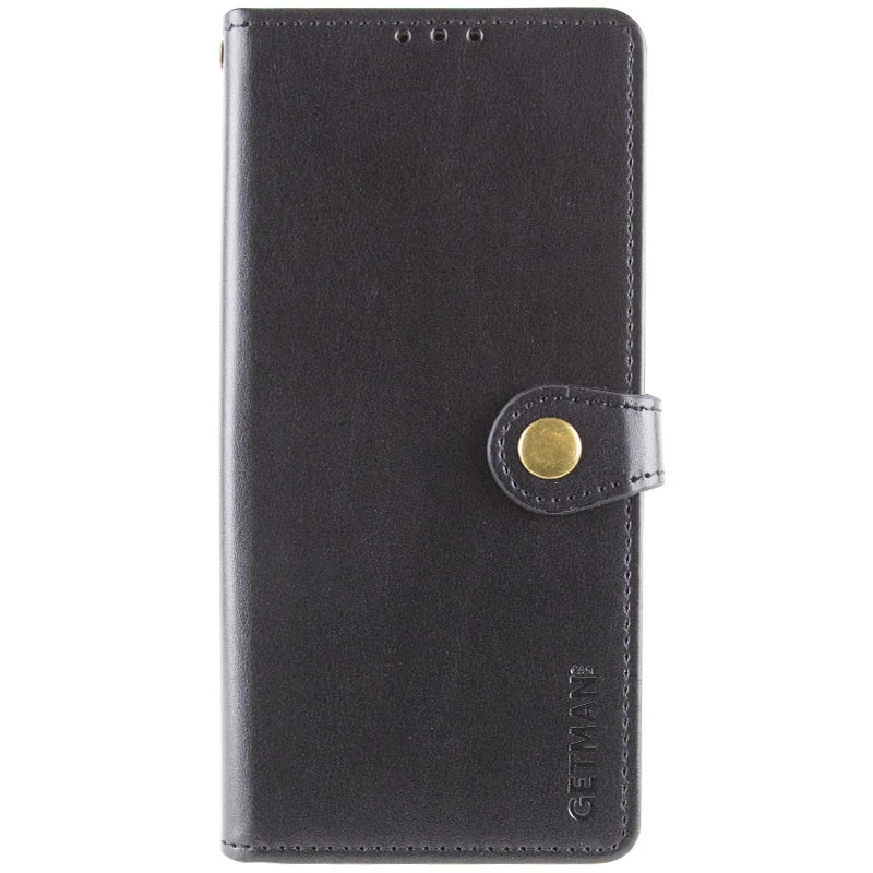Чохол-книжка GETMAN Gallant  на Motorola Moto G77 – Чорний. Фото 1 з 5