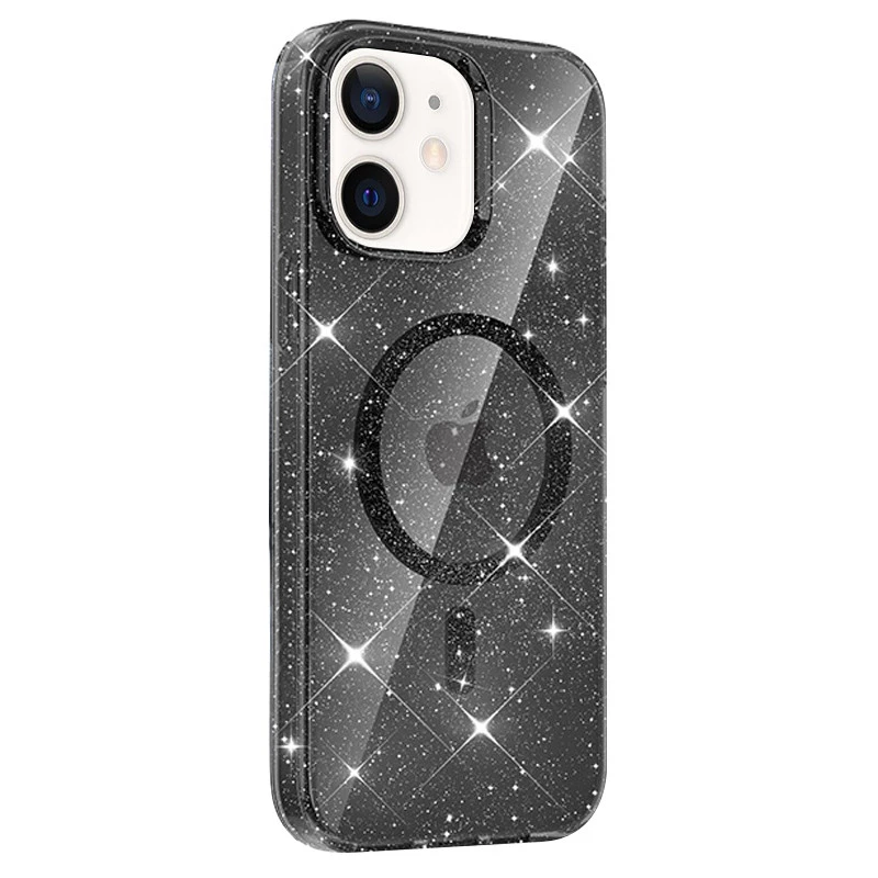 Чехол с блестками и MagFit для Apple iPhone 11 (6.1") – Black. Фото 2 Чехол с блестками и MagFit для Apple iPhone 11 (6.1") – Black. Фото 2 из 2