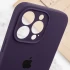 Чехол Silicone Case с защитой камеры для Apple iPhone 13 Pro (6.1") – Фиолетовый / Elderberry. Фото 7 из 7