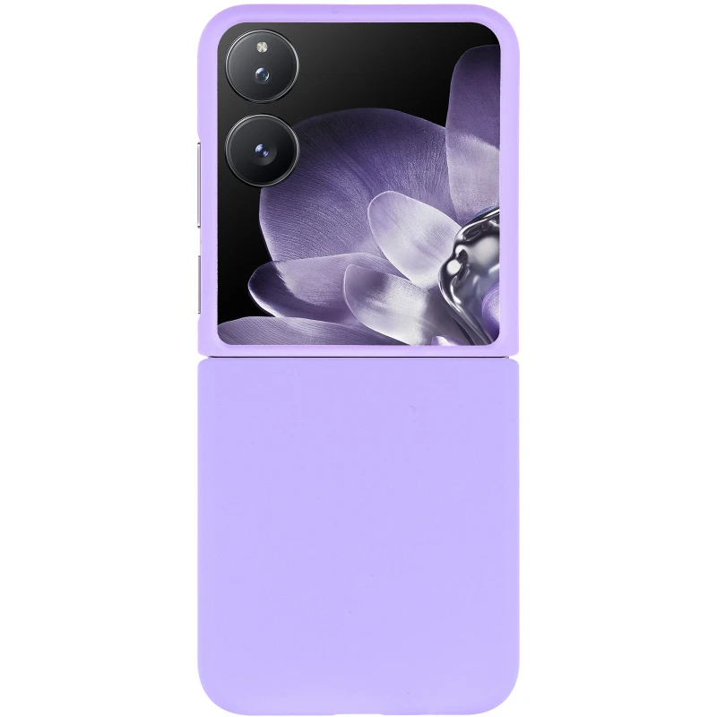 Чохол Foldables Silicone Cover Lakshmi (AAA) для Xiaomi Mix Flip 2 – Бузковий / Dasheen. Фото 4 з 9