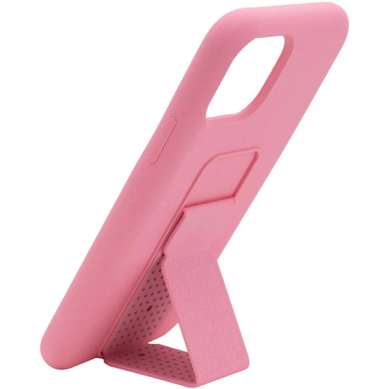Чохол Silicone Case з тримачем на Apple iPhone 11 Pro (5.8") – Рожевий / Pink. Фото 2 з 5