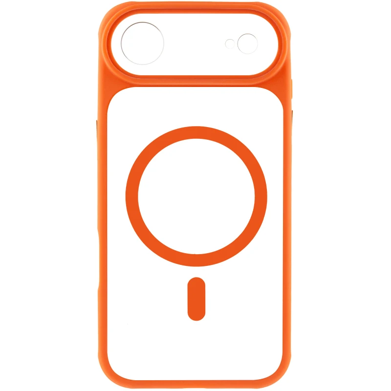 Чохол TPU GETMAN Moon Clear with MagSafe для Apple iPhone 17 Air (6.5") – Orange. Фото 3 з 6