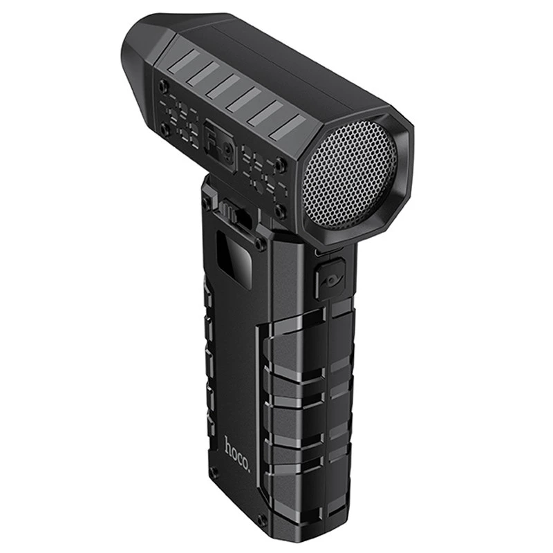 Портативний турбовентилятор Hoco HX67 Force fan – Black. Фото 5 з 8