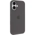 Силиконовый чехол ААА with Magsafe connection для Apple iPhone 16 Plus – Stone Grey. Фото 1 из 7