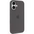 Силіконовий чохол ААА with Magsafe connection для Apple iPhone 16 – Stone Grey. Фото 2 з 9