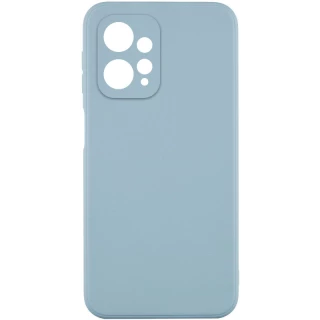 Цветной силиконовый чехол с защитой камеры для Xiaomi Redmi Note 12 4G — Серый / Smoky Gray