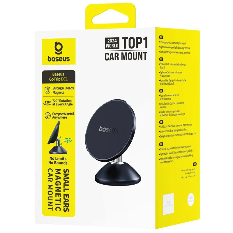 Автодержатель Baseus GoTrip DC1 Small Magnetic (C00137) – Cosmic Black. Фото 4 из 4