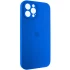 Чехол Silicone Case с защитой камеры для Apple iPhone 12 Pro Max (6.7") – Синий / Capri Blue. Фото 2 из 3