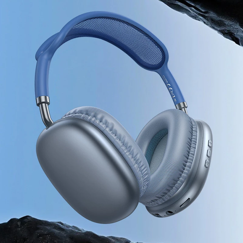 Накладні бездротові навушники BOROFONE BO22 Plus Elegant – Sky Blue. Фото 2 з 3