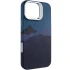 TPU чехол Pixel Craft with MagSafe для Apple iPhone 17 (6.3") – Mountain Blue. Фото 1 из 9