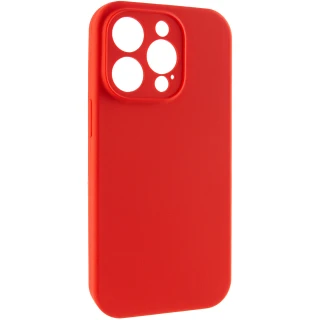 Чехол Silk Full Camera Protective (AA) NO LOGO для Apple iPhone 14 Pro (6.1") — Красный / Red
