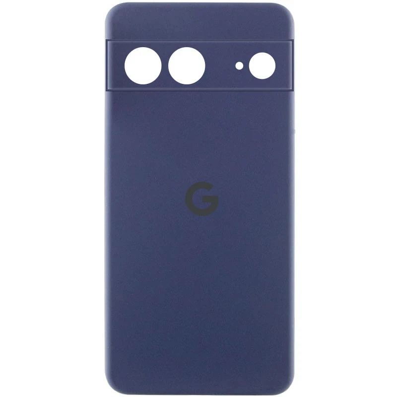 Чохол Silicone Case Lakshmi Premium L з закритою камерою на Google Pixel 7 – Темно-синій / Midnight blue. Фото 1 з 1