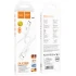 Дата кабель Hoco X87 Magic silicone USB to MicroUSB (1m) – White. Фото 2 з 5