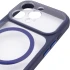 Чохол TPU GETMAN Moon Clear with MagSafe для Apple iPhone 14 Pro (6.1") – Blue. Фото 5 з 6