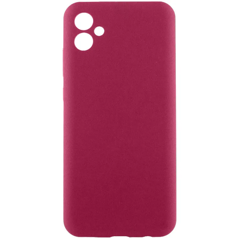 Чохол Silicone Cover Ummi Lakshmi Full Camera (AA) для Samsung Galaxy A07 – Бордовий / Marsala. Фото 1 з 1