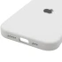 Чехол Silicone Case с закрытым низом для Apple iPhone 16 Pro – Белый / White. Фото 13 из 13