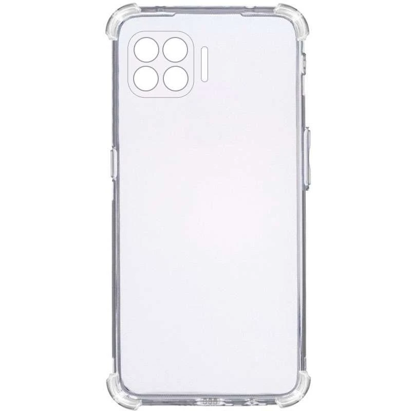 

Ультратонкий силіконовий чохол GETMAN з критими бортами на Oppo A73 (Безбарвний (прозорий))