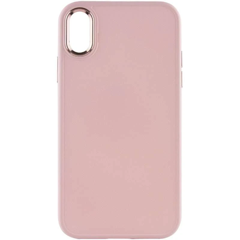 

TPU чехол Bonbon с металлическими кнопками для Apple iPhone XR (6.1") (Розовый / Light pink), Рожевий / light pink