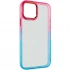 Силіконовий чохол фреш на Apple iPhone 11 Pro (5.8") – Бірюзовий / Рожевий. Фото 1 з 5