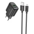 МЗП Hoco C140A Smart QC3.0 18W (1USB-A) + кабель USB to MicroUSB – Black. Фото 1 з 5