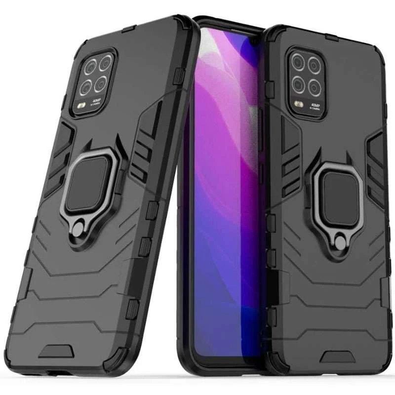 

Протиударний чохол Transformer з кільцем на Xiaomi Mi 10 Lite