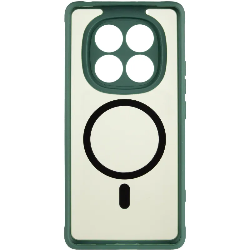 Чехол TPU Bloom with Magnetic Fit для Xiaomi Redmi Note 14 Pro 4G – Green. Фото 5 из 8
