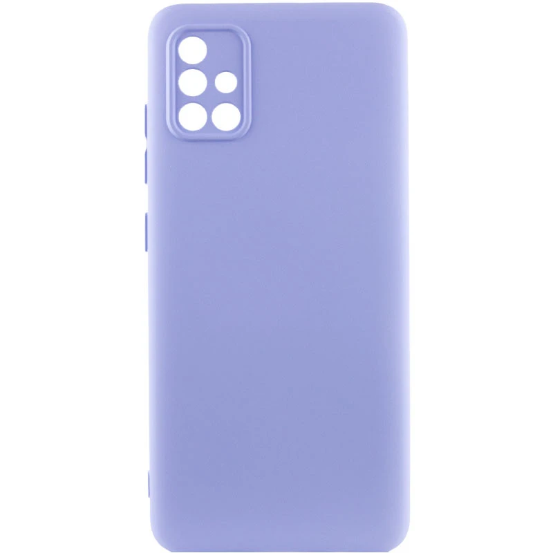Чохол Silicone Cover Ummi Lakshmi Full Camera (AA) для Samsung Galaxy A71 – Бузковий / Dasheen. Фото 1 з 2