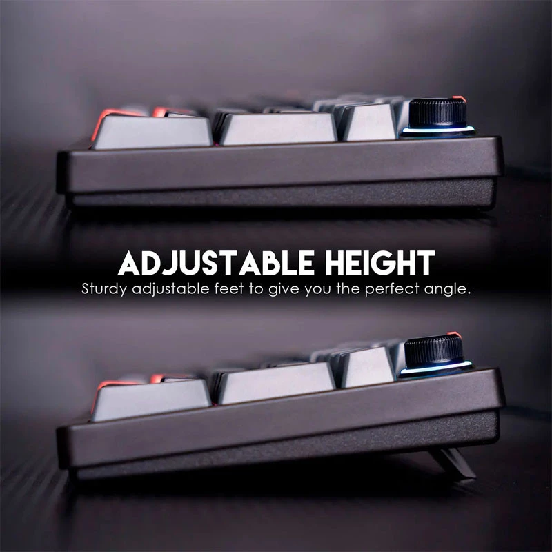 Ігрова клавіатура Fantech MK890 ATOM96 USB (Blue Switch) – Black / Grey. Фото 2 з 6
