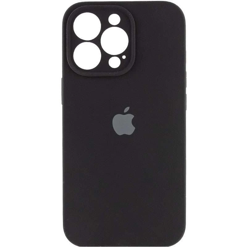 

Чехол Silicone Case с защитой камеры для Apple iPhone 13 Pro Max (6.7") (Черный / Black), Чорний / black