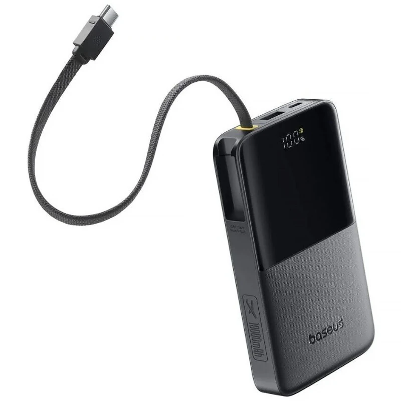 Портативний ЗП Power Bank Baseus EnerFill Bipow2 Pro 22.5W 10000 mAh (E0027601) – Black. Фото 2 з 4